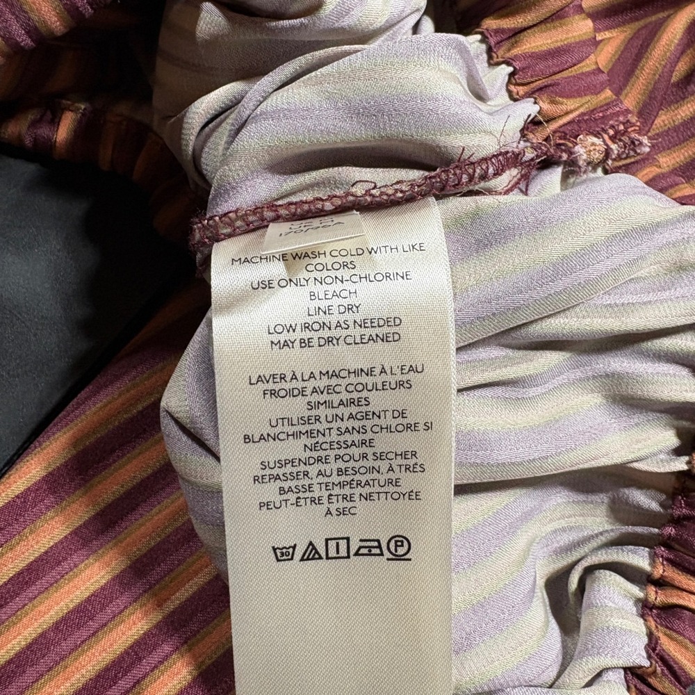 Free People X Revolve My Everything Wrap Top Blouse M Cropped Satin Chocolate - Picture 13 of 15